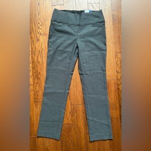 [Apt 9] NWT Womens 6P Dress Pants Straight Leg Pockets Mid Rise Stretch Pull On